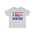 thumbnail image 1 of Inktastic July 4th Im Going to Be a Big Sister Girls Toddler T-Shirt, 1 of 5