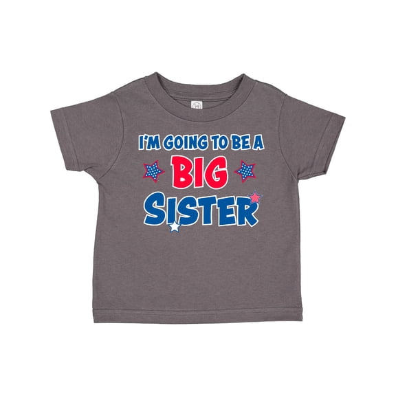 Inktastic July 4th Im Going to Be a Big Sister Girls Toddler T-Shirt