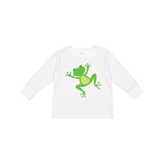 Inktastic Jumping Frog Boys or Girls Long Sleeve Toddler T-Shirt