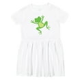 thumbnail image 1 of Inktastic Jumping Frog Girls Toddler Dress, 1 of 5