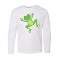 thumbnail image 1 of Inktastic Jumping Frog Long Sleeve Youth T-Shirt, 1 of 5