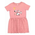 thumbnail image 1 of Inktastic Jumping Sheep Girls Toddler Dress, 1 of 5
