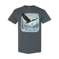 thumbnail image 1 of Inktastic Juneau Alaska Bald Eagle Mountain Landscape T-Shirt, 1 of 5