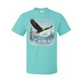 thumbnail image 1 of Inktastic Juneau Alaska Bald Eagle Mountain Landscape T-Shirt, 1 of 5