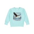 thumbnail image 1 of Inktastic Juneau Alaska Bald Eagle Mountain Landscape Toddler Sweatshirt, 1 of 4