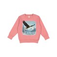 thumbnail image 1 of Inktastic Juneau Alaska Bald Eagle Mountain Landscape Toddler Sweatshirt, 1 of 4