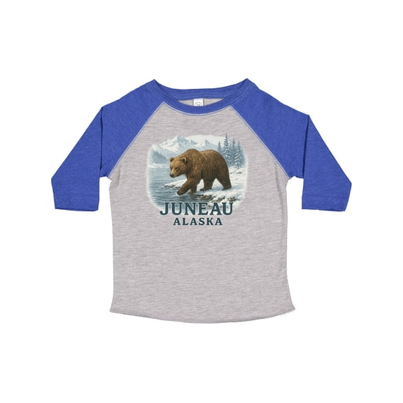 Inktastic Juneau Alaska Bear Scenic Wilderness Boys or Girls Toddler T-Shirt