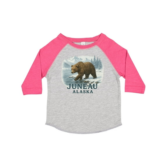 Inktastic Juneau Alaska Bear Scenic Wilderness Boys or Girls Toddler T-Shirt