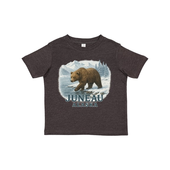 Inktastic Juneau Alaska Bear Scenic Wilderness Boys or Girls Toddler T-Shirt