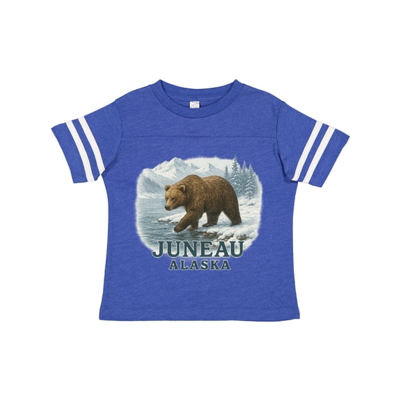 Inktastic Juneau Alaska Bear Scenic Wilderness Boys or Girls Toddler T-Shirt