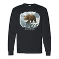 thumbnail image 1 of Inktastic Juneau Alaska Bear Scenic Wilderness Long Sleeve T-Shirt, 1 of 5