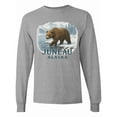 thumbnail image 1 of Inktastic Juneau Alaska Bear Scenic Wilderness Long Sleeve T-Shirt, 1 of 5