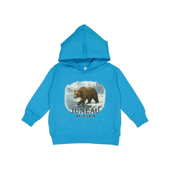 Inktastic Juneau Alaska Bear Scenic Wilderness Toddler Hoodie