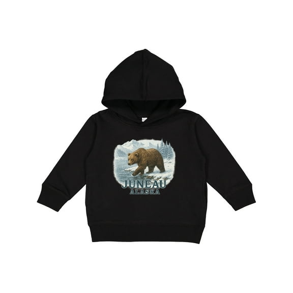 Inktastic Juneau Alaska Bear Scenic Wilderness Toddler Hoodie