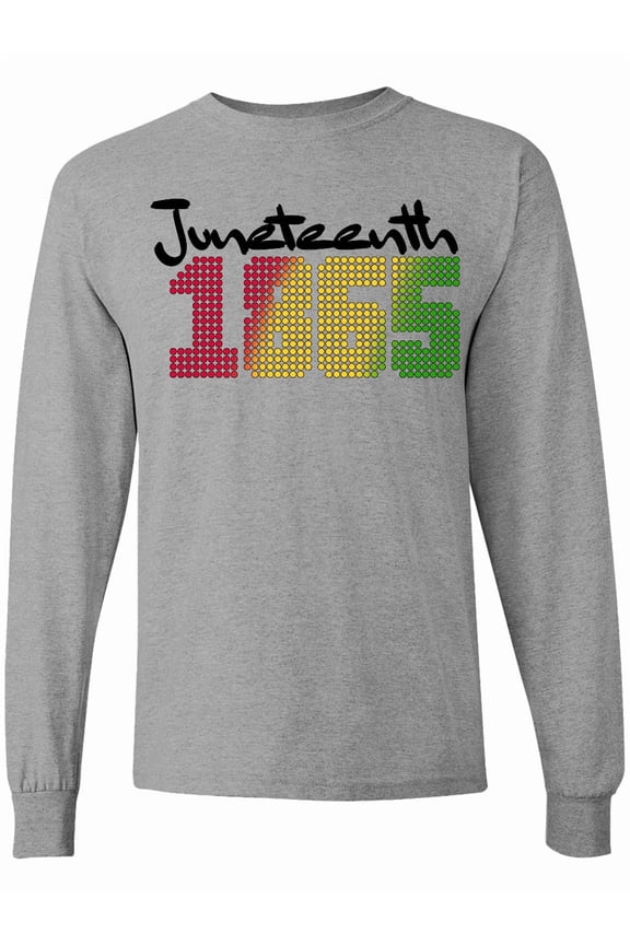 Juneteenth 1865 Dots Long Sleeve T-Shirt