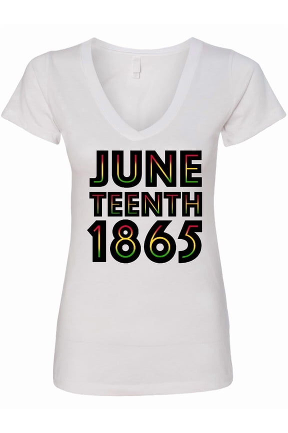 Juneteenth 1865 Women's V-Neck T-Shirt