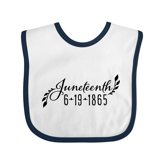 Inktastic Juneteenth 6-19-1865 Boys or Girls Baby Bib