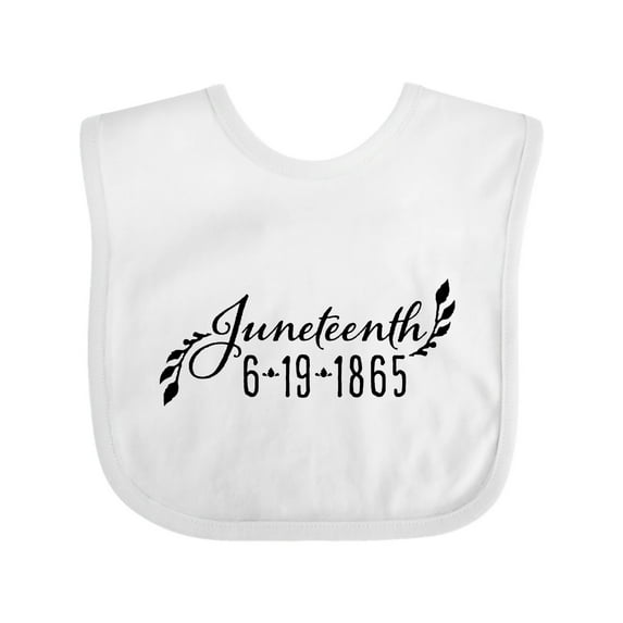 Inktastic Juneteenth 6-19-1865 Boys or Girls Baby Bib