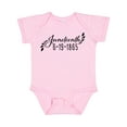 thumbnail image 1 of Inktastic Juneteenth 6-19-1865 Boys or Girls Baby Bodysuit, 1 of 5
