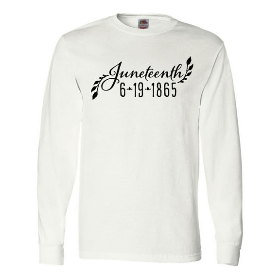 Inktastic Juneteenth 6-19-1865 Long Sleeve T-Shirt
