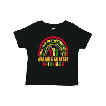Inktastic Juneteenth 6-19-1865 Rainbow Boys or Girls Baby T-Shirt