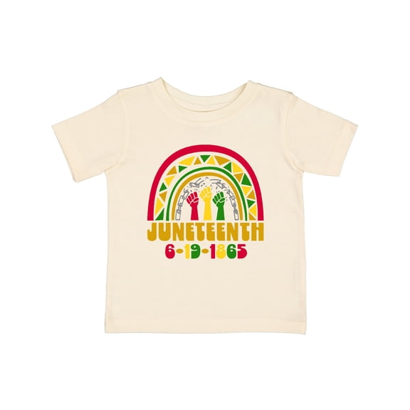 Inktastic Juneteenth 6-19-1865 Rainbow Boys or Girls Baby T-Shirt