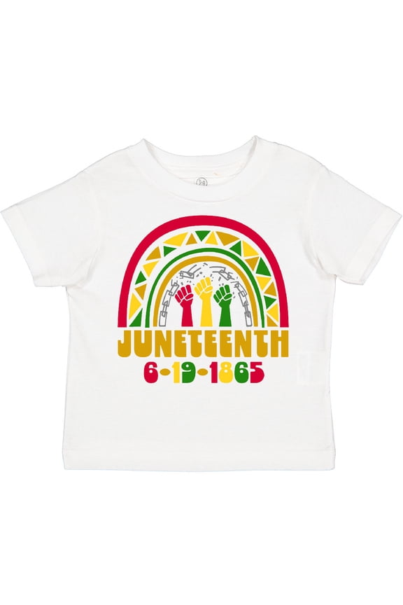 Juneteenth 6-19-1865 Rainbow Boys or Girls Toddler T-Shirt