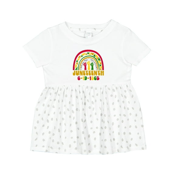 Inktastic Juneteenth 6-19-1865 Rainbow Girls Baby Dress