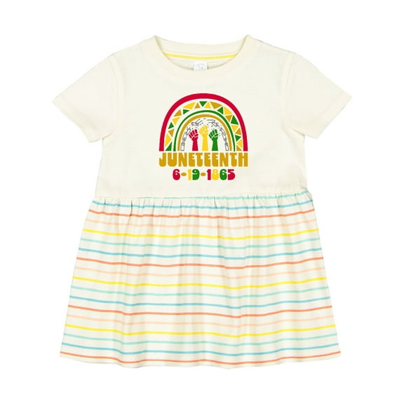 Inktastic Juneteenth 6-19-1865 Rainbow Girls Baby Dress