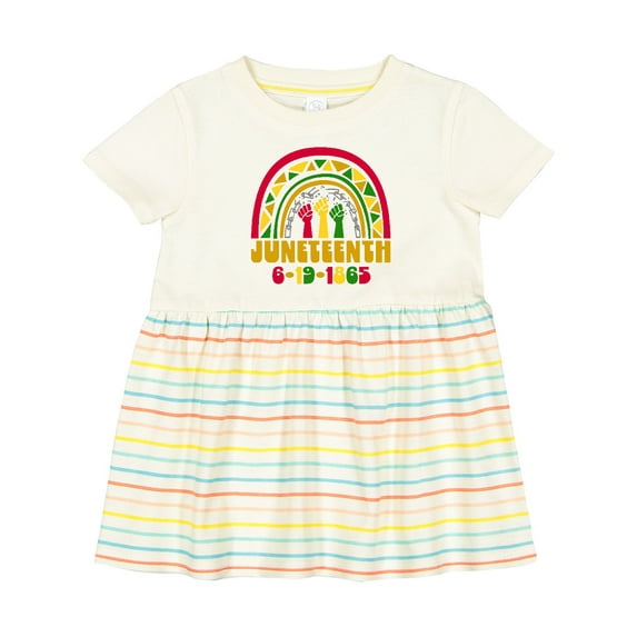 Inktastic Juneteenth 6-19-1865 Rainbow Girls Baby Dress