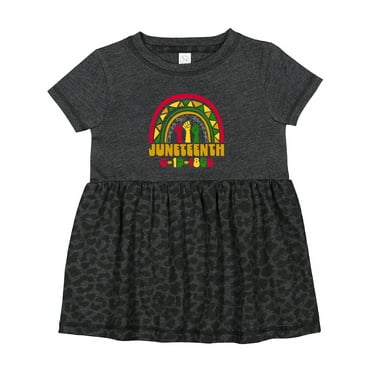 Inktastic Juneteenth 6-19-1865 Rainbow Girls Baby Dress