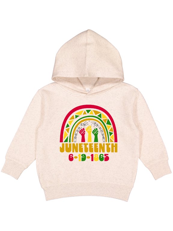 Juneteenth 6-19-1865 Rainbow Toddler Hoodie