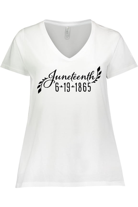 Juneteenth 6-19-1865 Women's Plus Size V-Neck T-Shirt