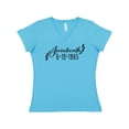 thumbnail image 1 of Inktastic Juneteenth 6-19-1865 Women's V-Neck T-Shirt, 1 of 5