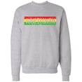 thumbnail image 1 of Inktastic Juneteenth Banner in Red Yellow and Green Adult Sweatshirt, 1 of 4