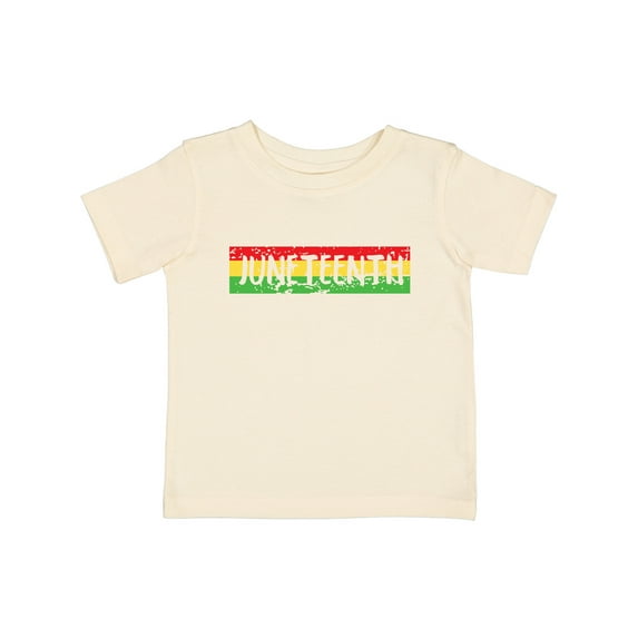 Inktastic Juneteenth Banner in Red Yellow and Green Boys or Girls Baby T-Shirt