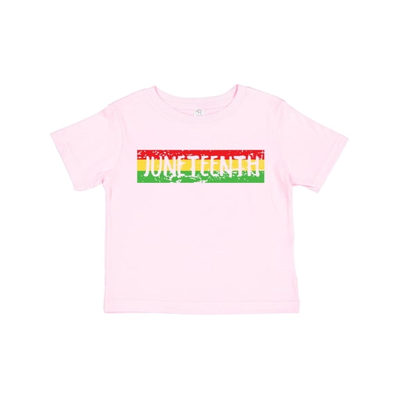 Inktastic Juneteenth Banner in Red Yellow and Green Boys or Girls Toddler T-Shirt