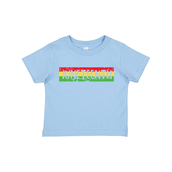Inktastic Juneteenth Banner in Red Yellow and Green Boys or Girls Toddler T-Shirt