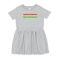 thumbnail image 1 of Inktastic Juneteenth Banner in Red Yellow and Green Girls Toddler Dress, 1 of 5