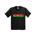 thumbnail image 1 of Inktastic Juneteenth Banner in Red Yellow and Green Youth T-Shirt, 1 of 5