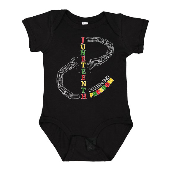 Inktastic Juneteenth-Celebrating Freedom- Breaking Chains Boys or Girls Baby Bodysuit