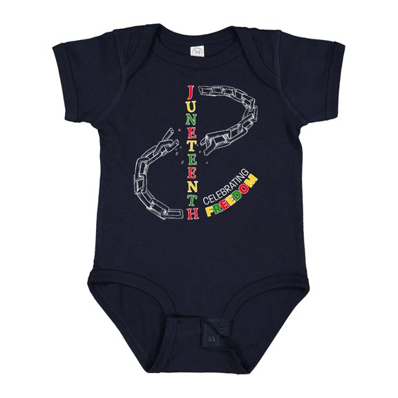 Inktastic Juneteenth-Celebrating Freedom- Breaking Chains Boys or Girls Baby Bodysuit