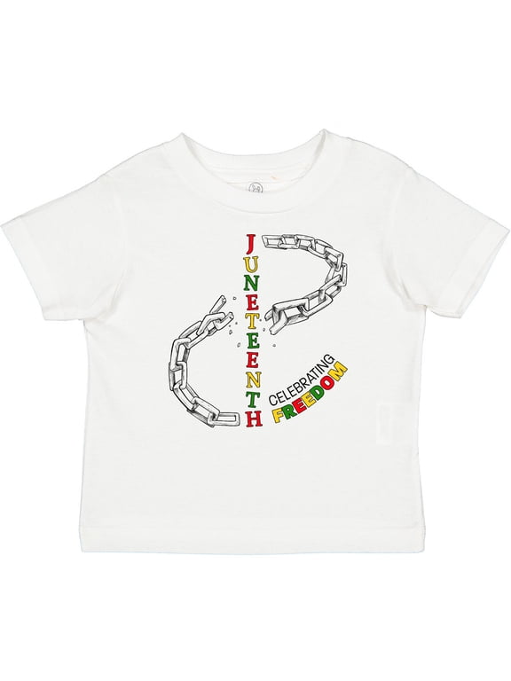 Juneteenth-celebrating Freedom Breaking Chains Boys or Girls Baby T-Shirt