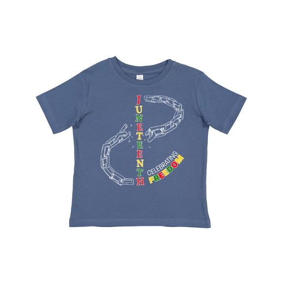 Inktastic Juneteenth-Celebrating Freedom- Breaking Chains Boys or Girls Toddler T-Shirt