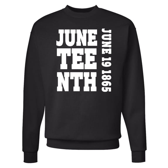 Inktastic Juneteenth June 19, 1865 Adult Sweatshirt