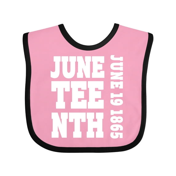 Inktastic Juneteenth June 19, 1865 Boys or Girls Baby Bib