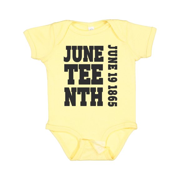 Inktastic Juneteenth June 19, 1865 Boys or Girls Baby Bodysuit