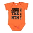 thumbnail image 1 of Inktastic Juneteenth June 19, 1865 Boys or Girls Baby Bodysuit, 1 of 5