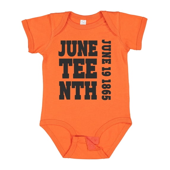 Inktastic Juneteenth June 19, 1865 Boys or Girls Baby Bodysuit