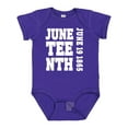 thumbnail image 1 of Inktastic Juneteenth June 19, 1865 Boys or Girls Baby Bodysuit, 1 of 5